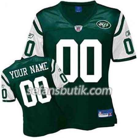 New York Jets Tröjor Custom Grön - Dame